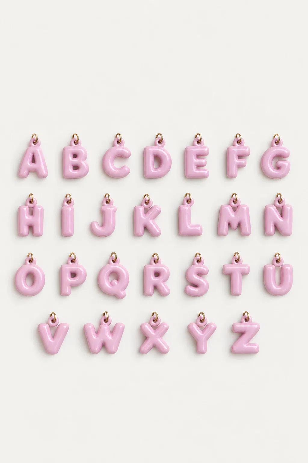 Charm | Initials bubble pink
