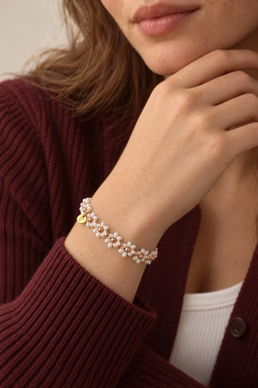 Bracelet | Daisy pearl T3