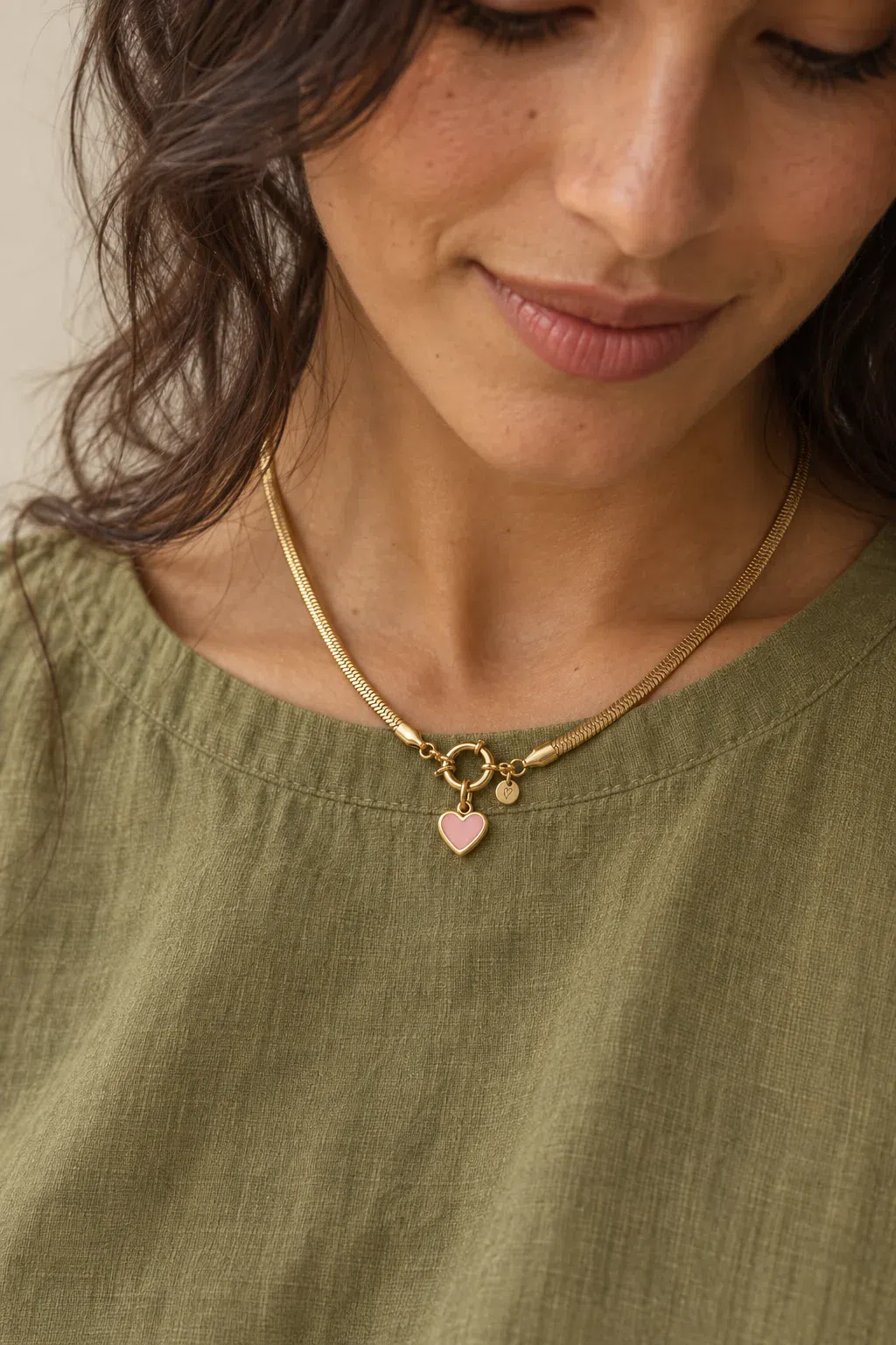Charm | Heart pink