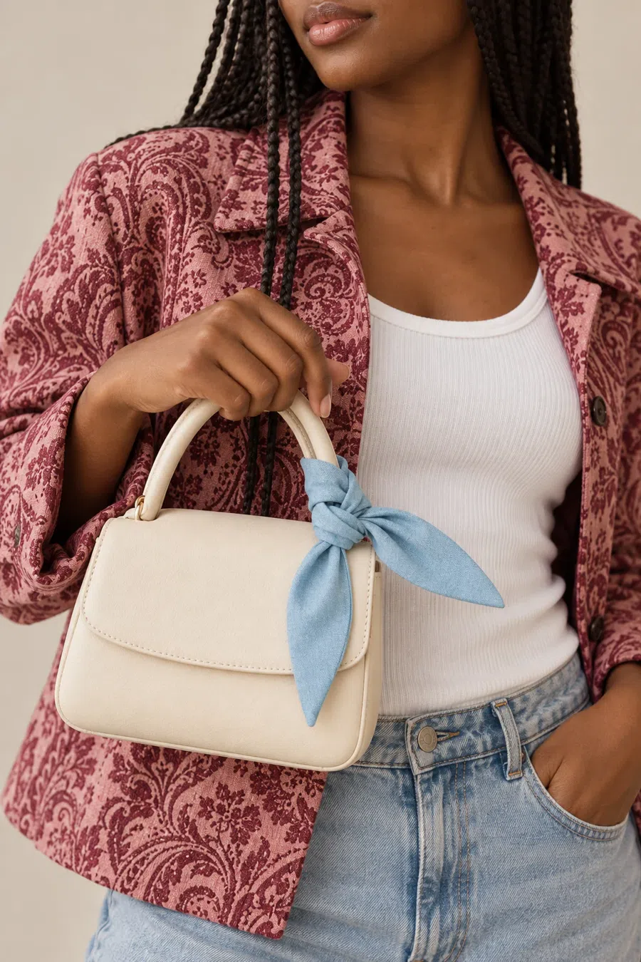 Twilly scarf | Denim