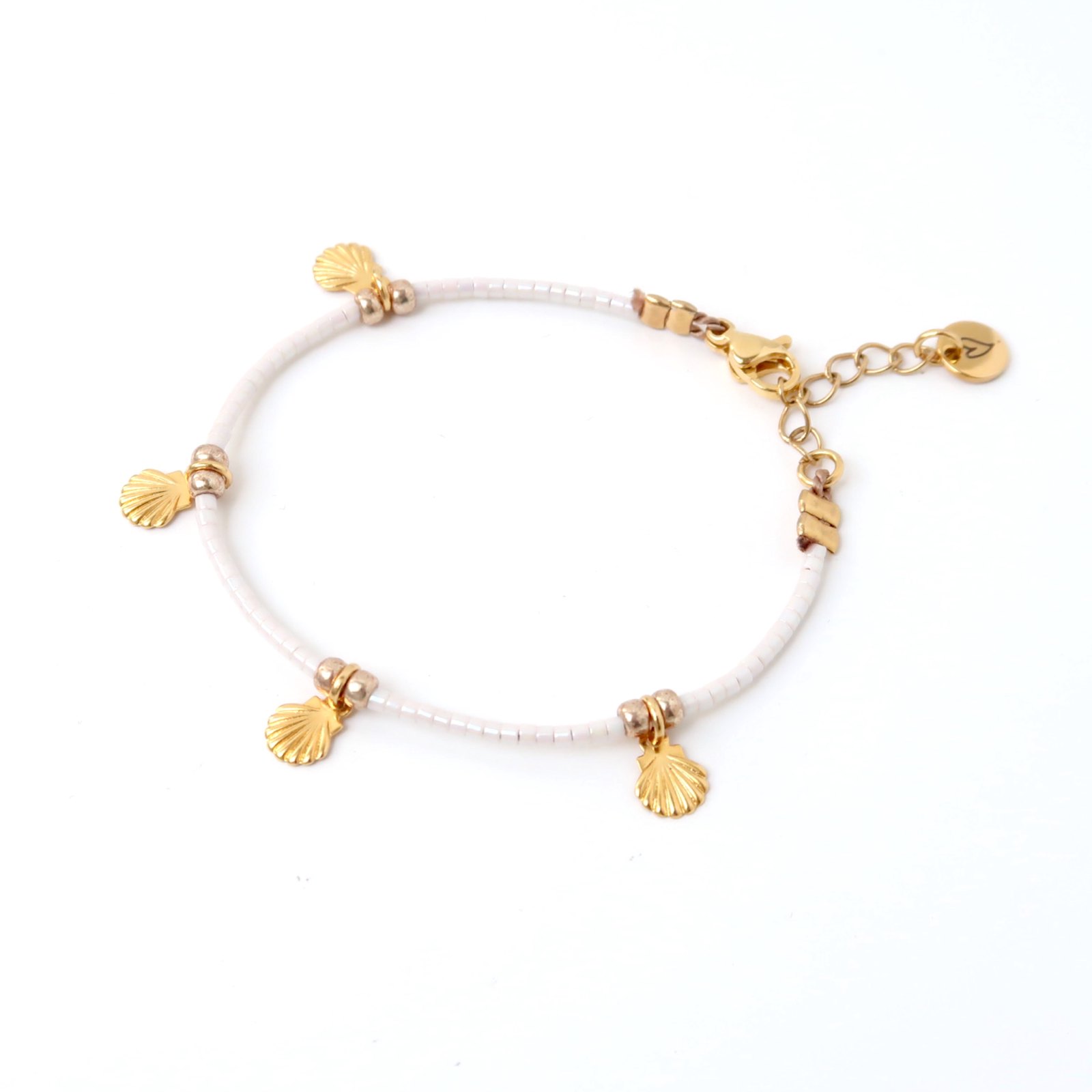 Bracelet/anklet | White shell