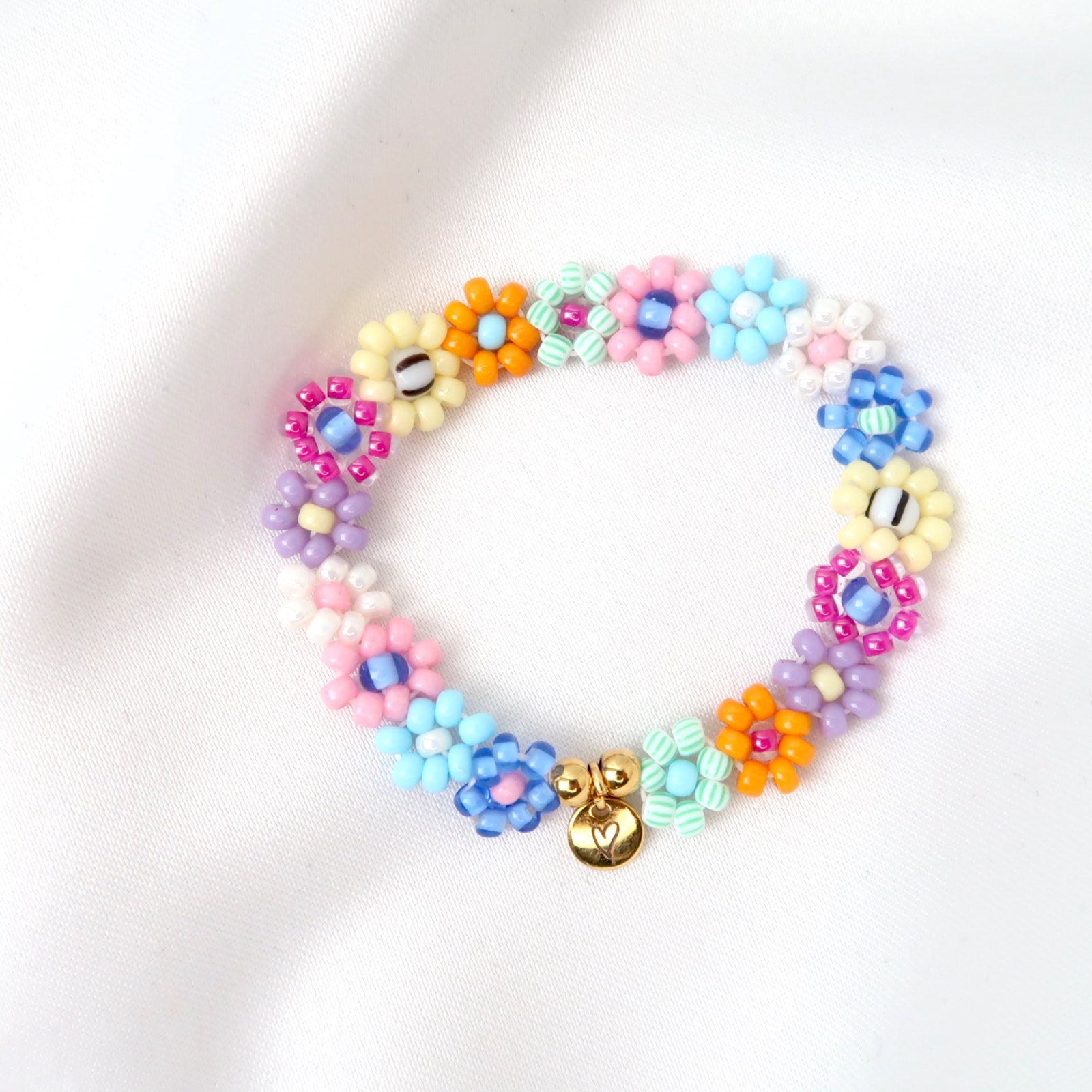 LOVEissue bracelet daisy | Elastic color party T2