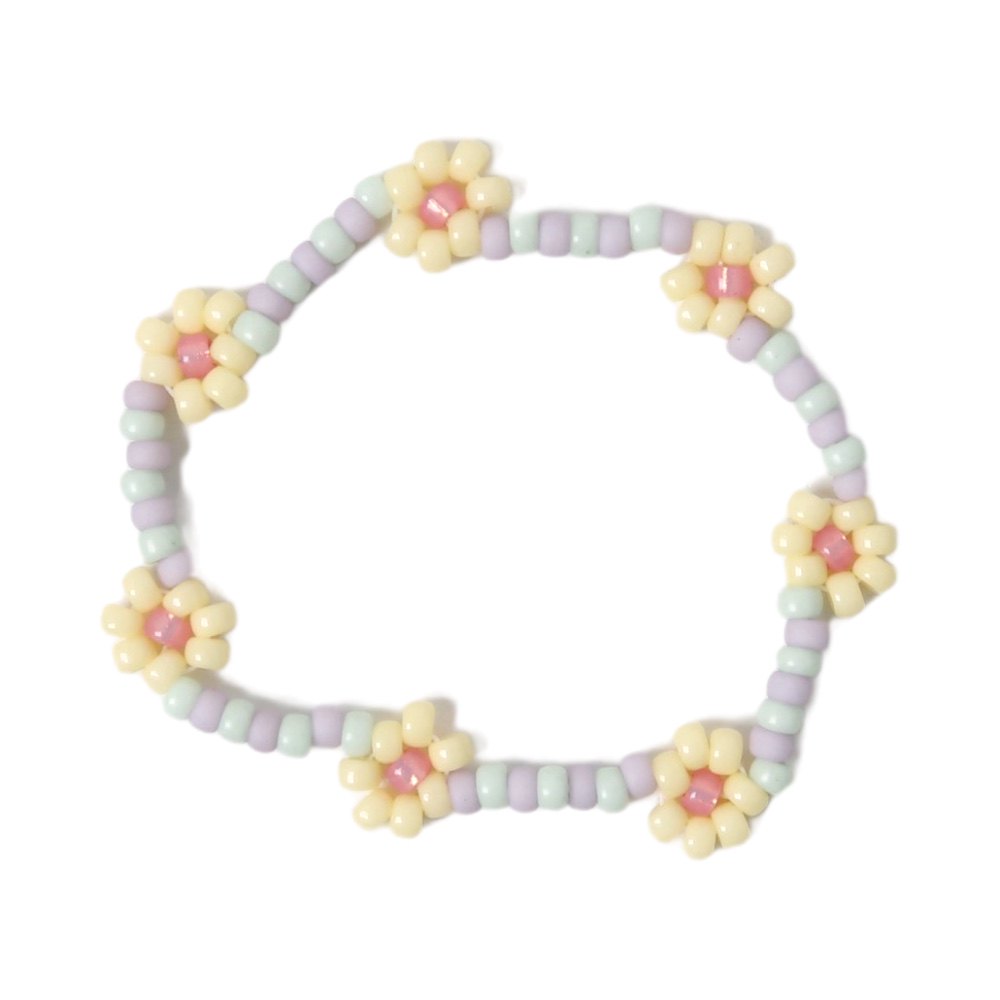 Bracelet | Daisy mint/lila T1