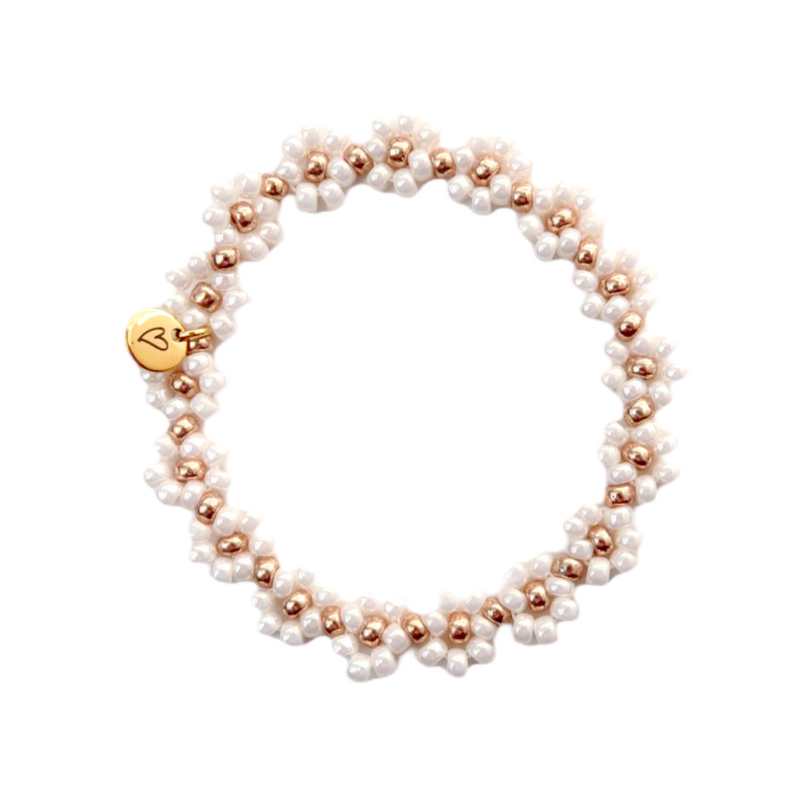 LOVEissue bracelet daisy | Elastic pearl T2
