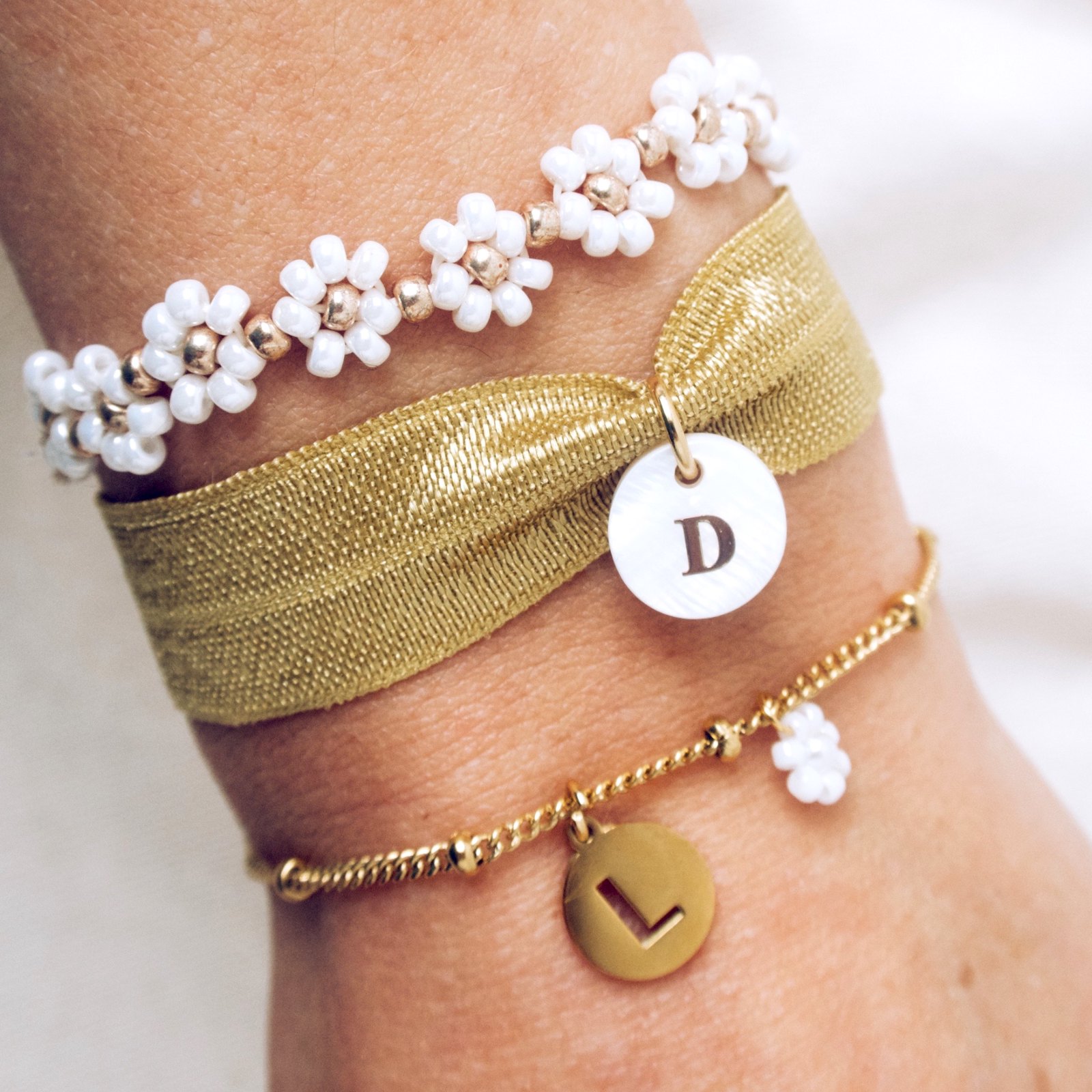 Bracelet | Daisy pearl T3