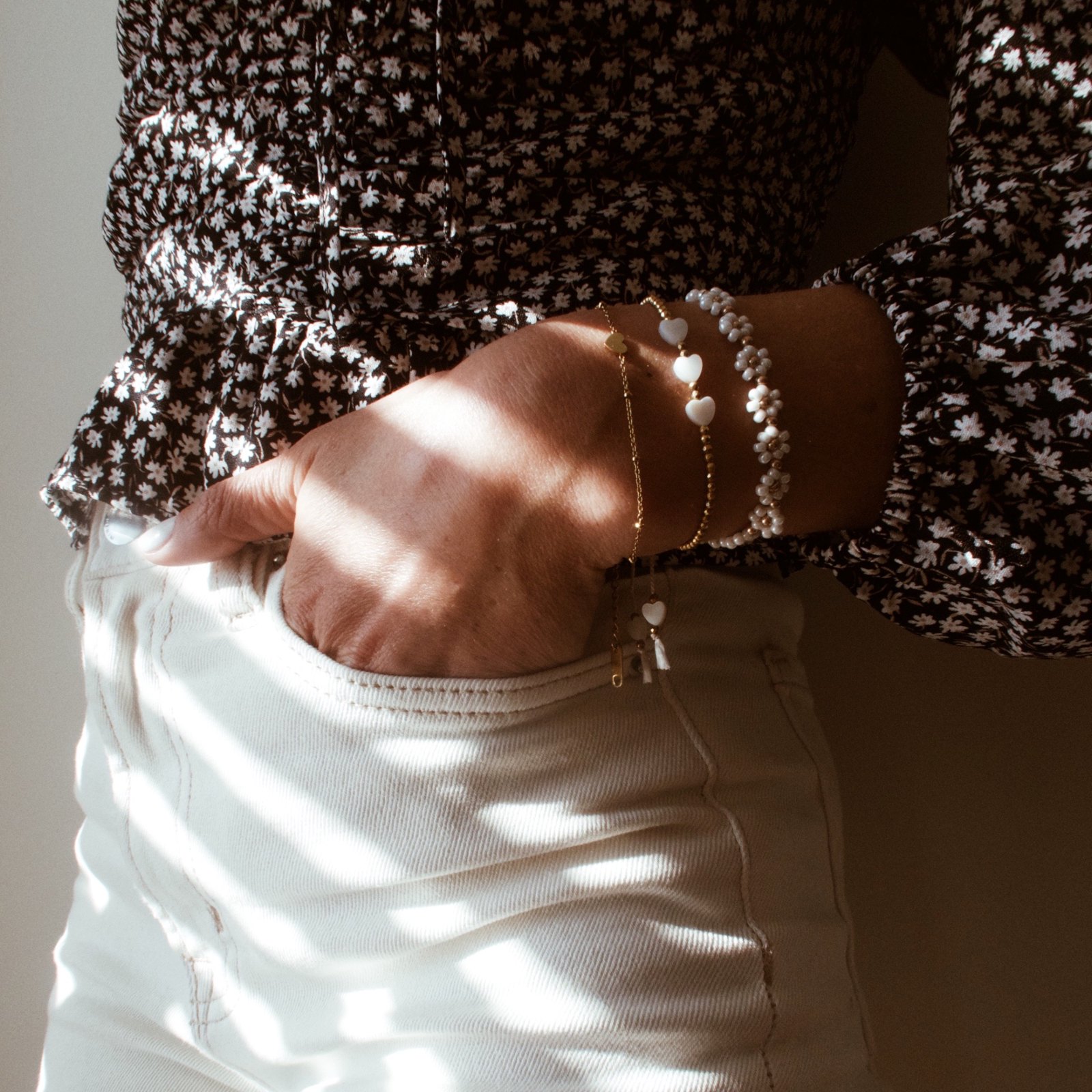 Bracelet | Daisy pearl T3