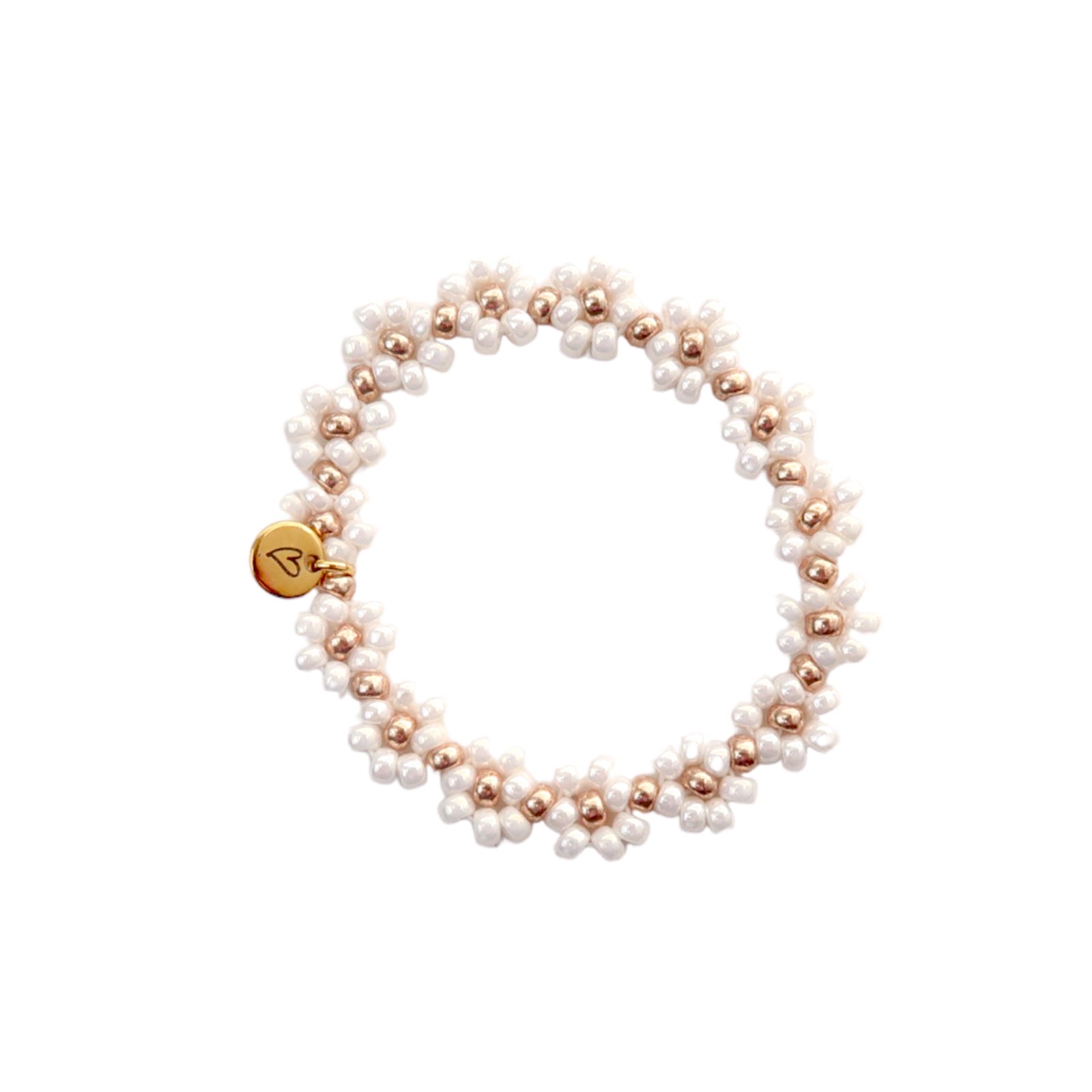 LOVEissue bracelet daisy | Elastic pearl T1