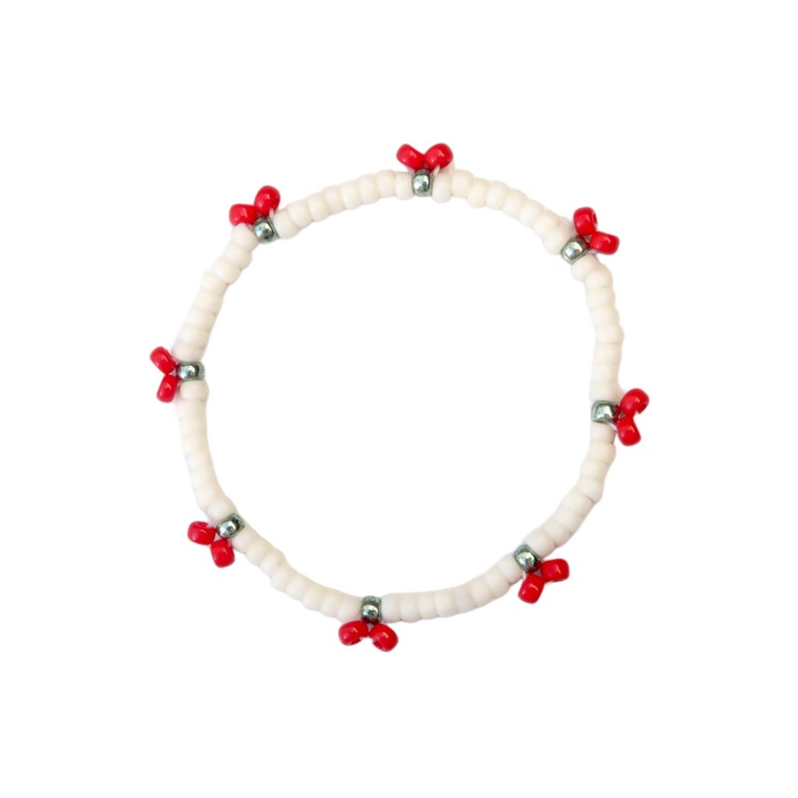 LOVEissue bracelet daisy | Elastic cherries T1