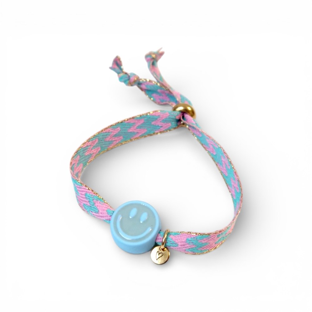 Bracelet | Happy smiley2.0 babyblue