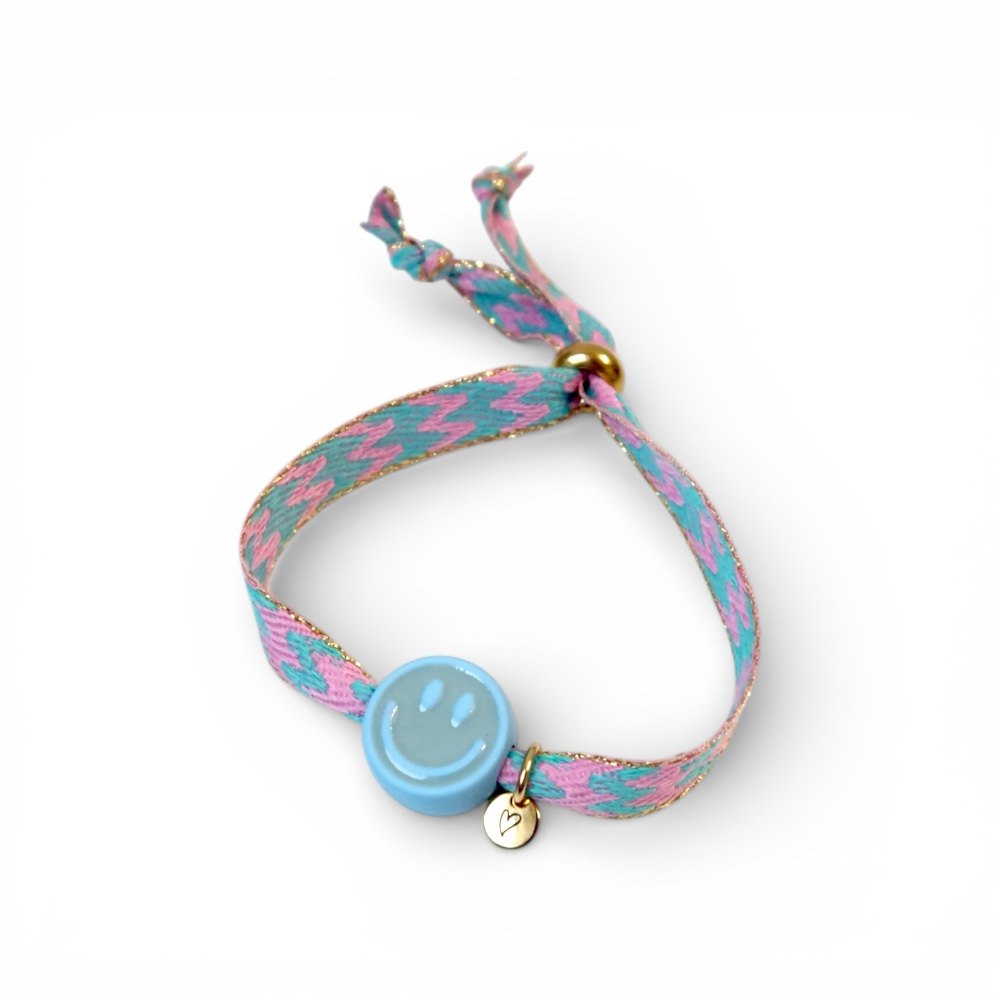 Bracelet | Happy smiley2.0 babyblue