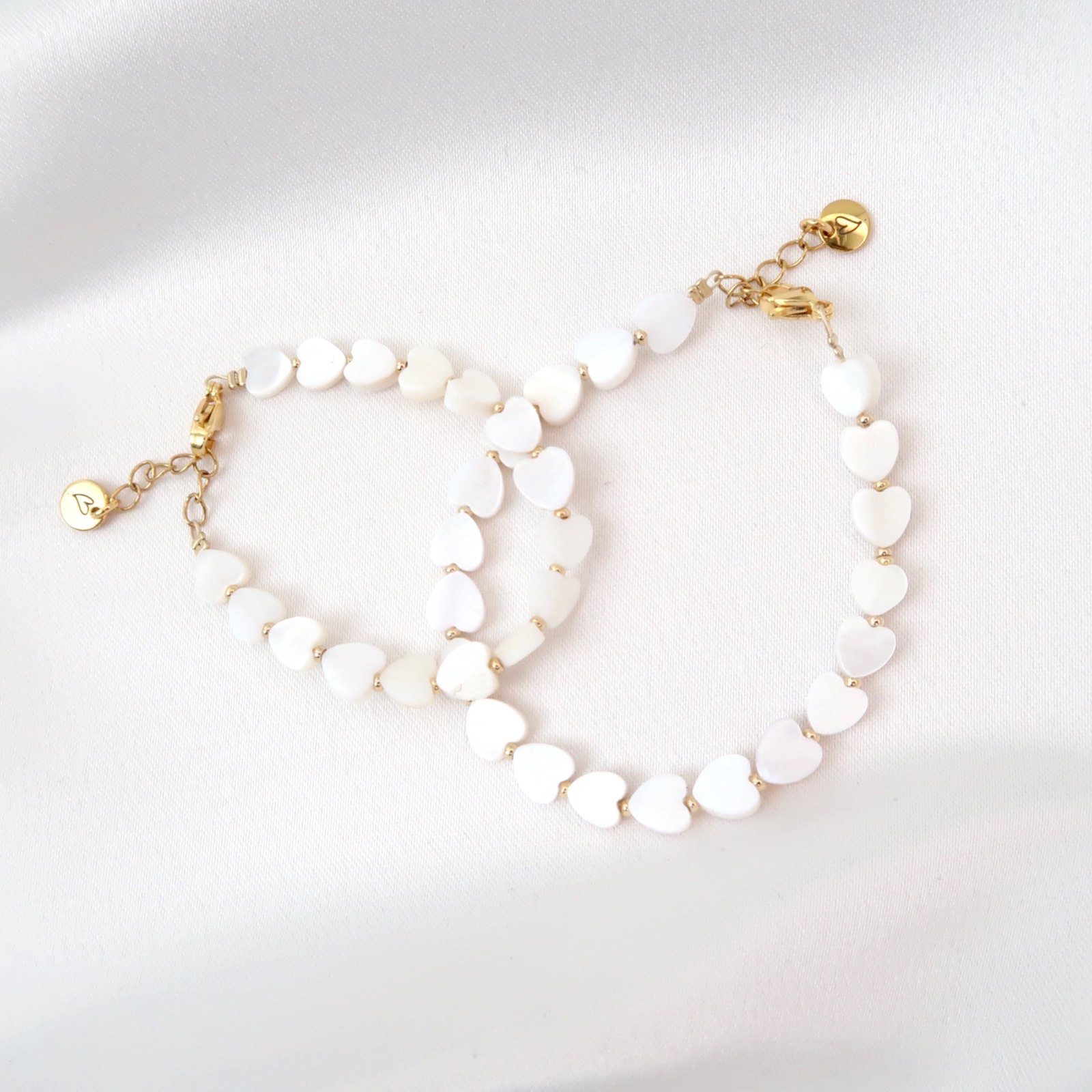 Bracelet | Shell hearts T3