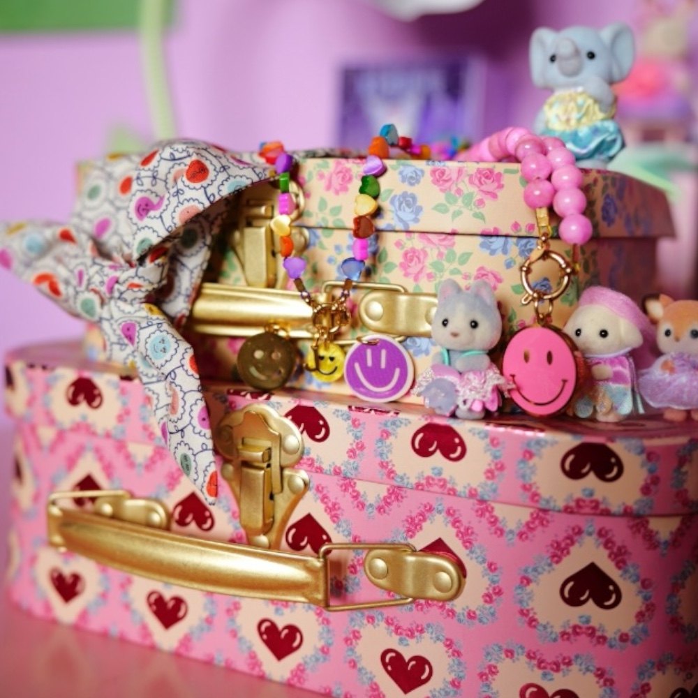 Charm | Big smiley pink