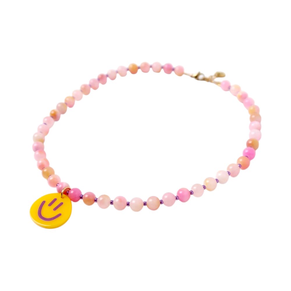 Necklace | Big yellow smiley
