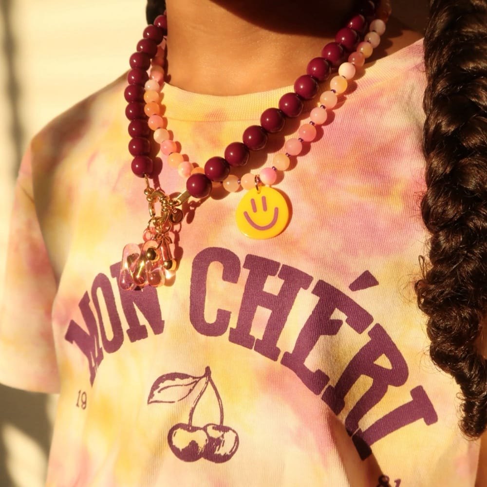 Necklace | Big yellow smiley