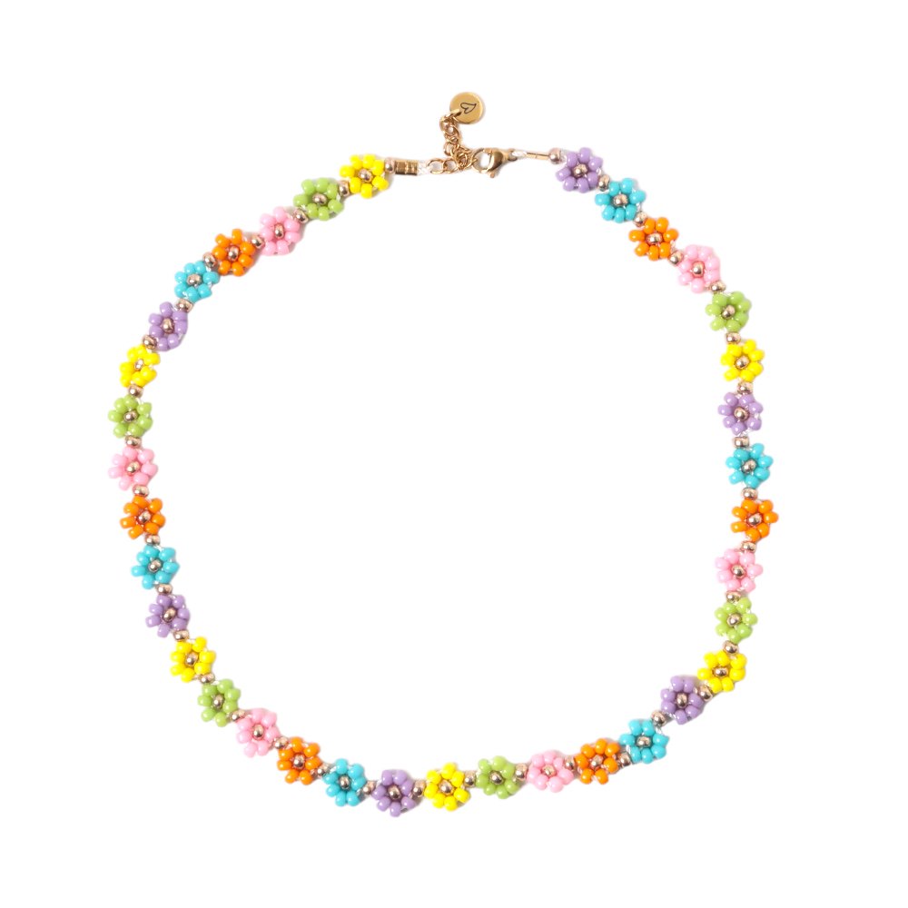 Necklace | Daisy rainbow