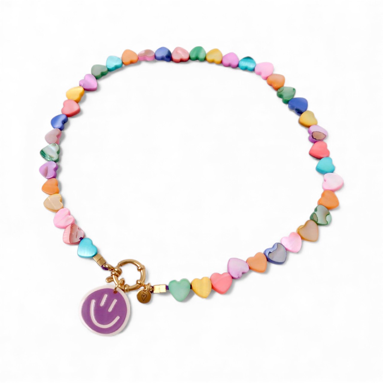 Necklace | Necklace seashelly Big hearts