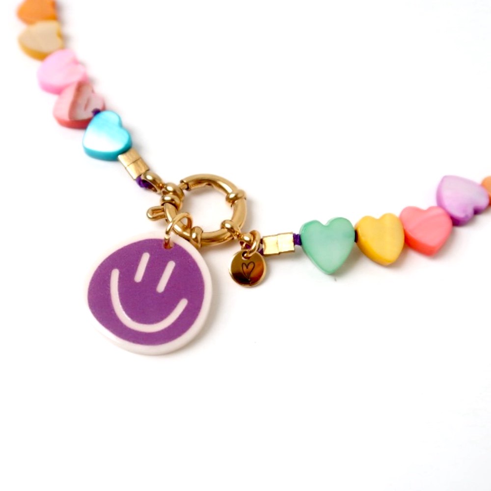 Charm | Big purple smiley