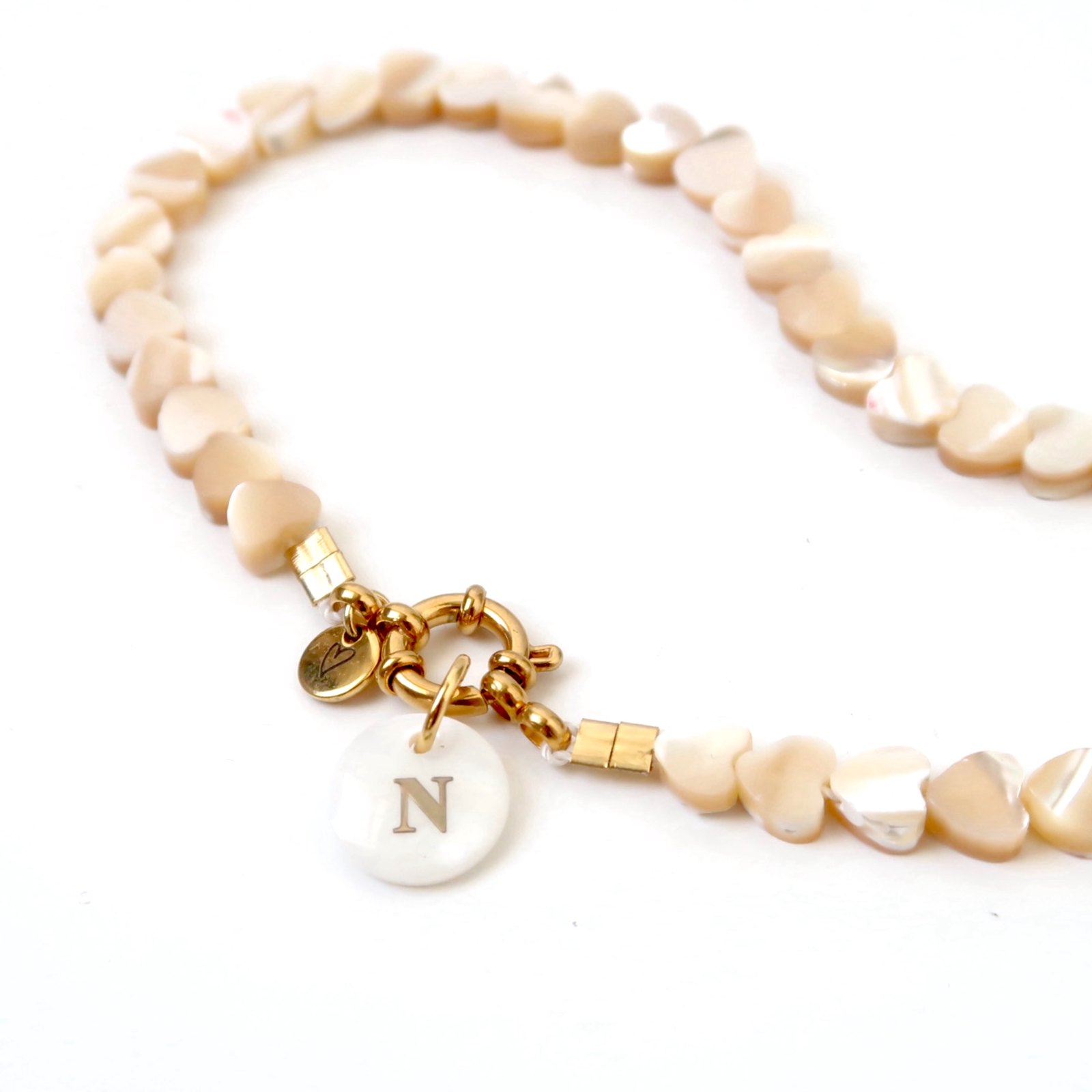 Charm | Initials pearl