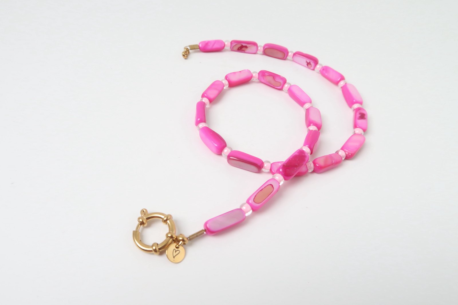 Necklace | Shell fuchsia