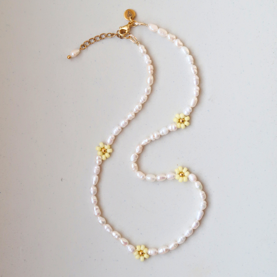 Necklace | Shortie daisy sunshine