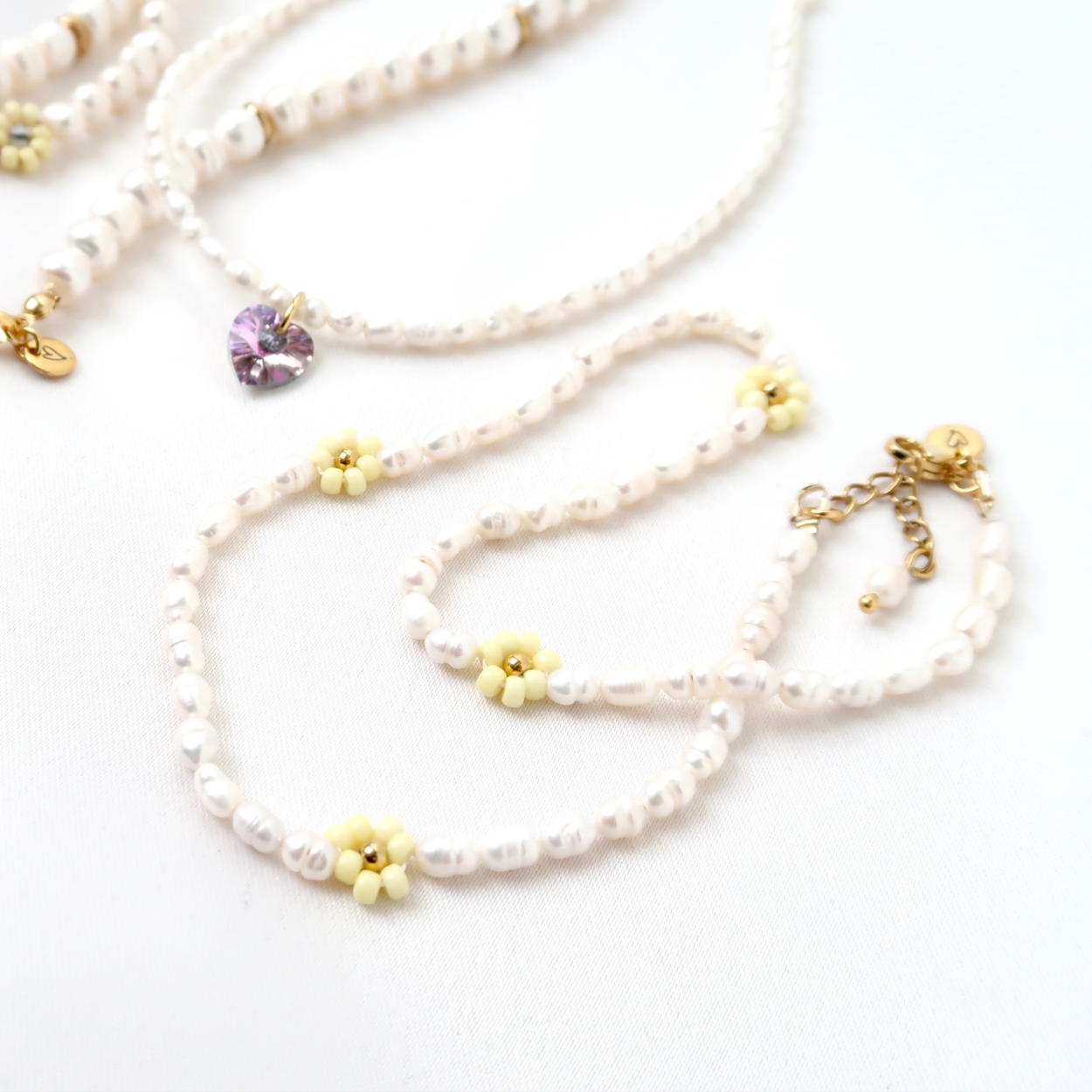 Necklace |  Shortie daisy sunshine