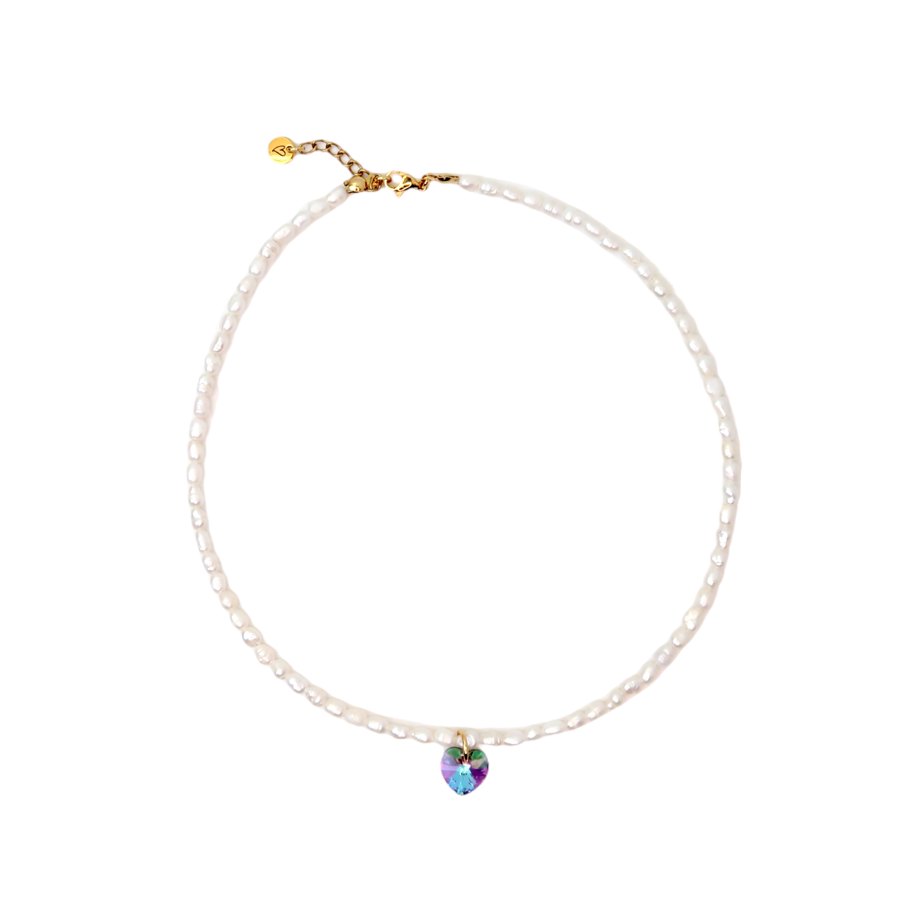 LOVEissue necklace | Shortie Swarovski heart