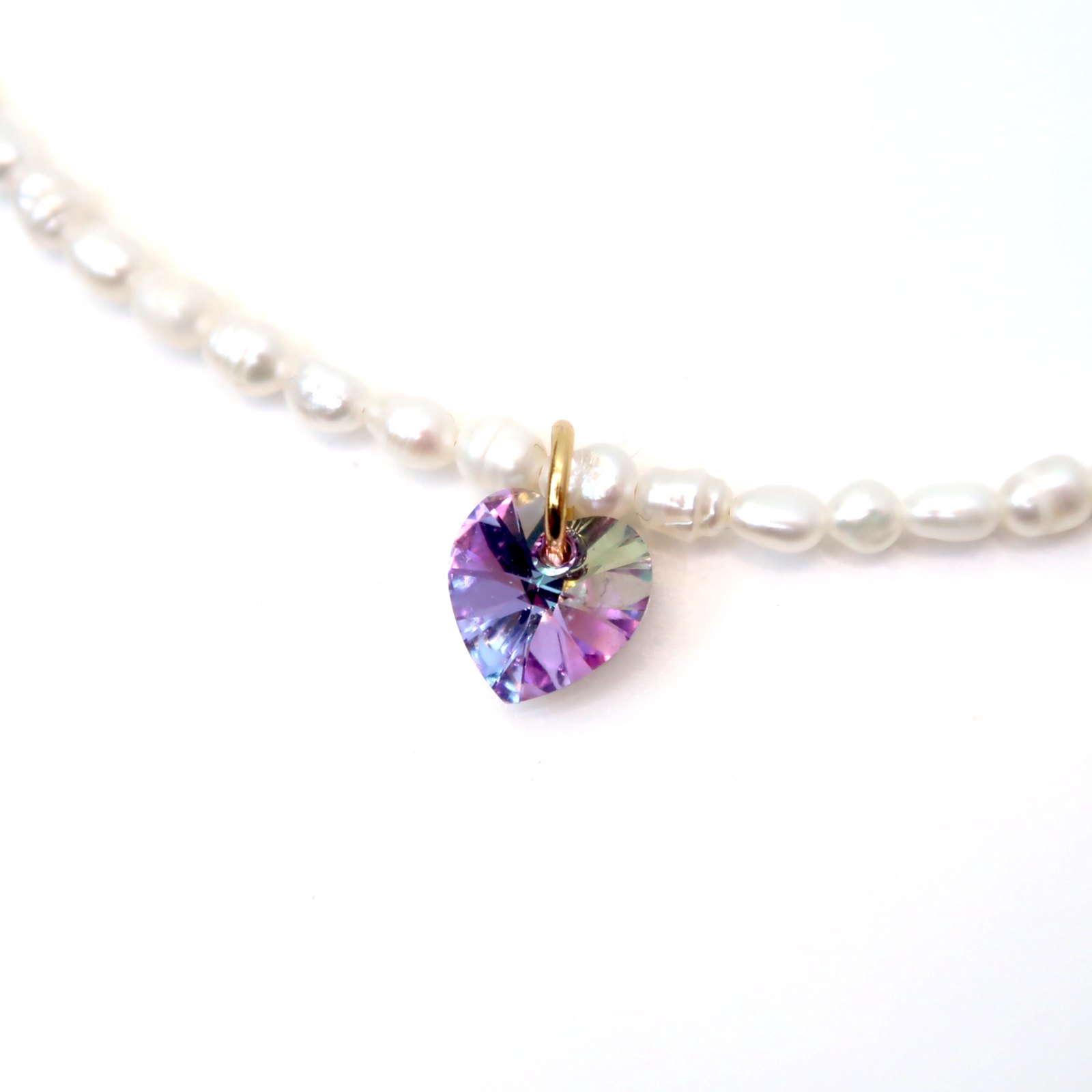 LOVEissue necklace |  Shortie Swarovski heart