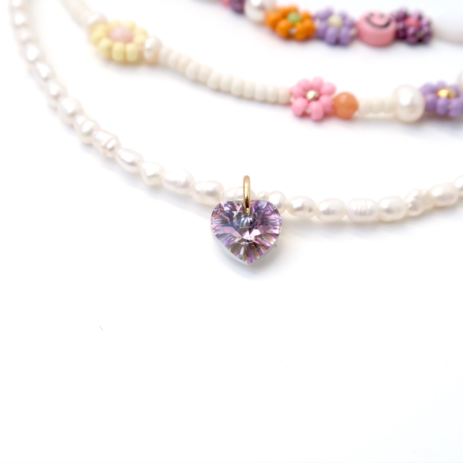 LOVEissue necklace |  Shortie Swarovski heart