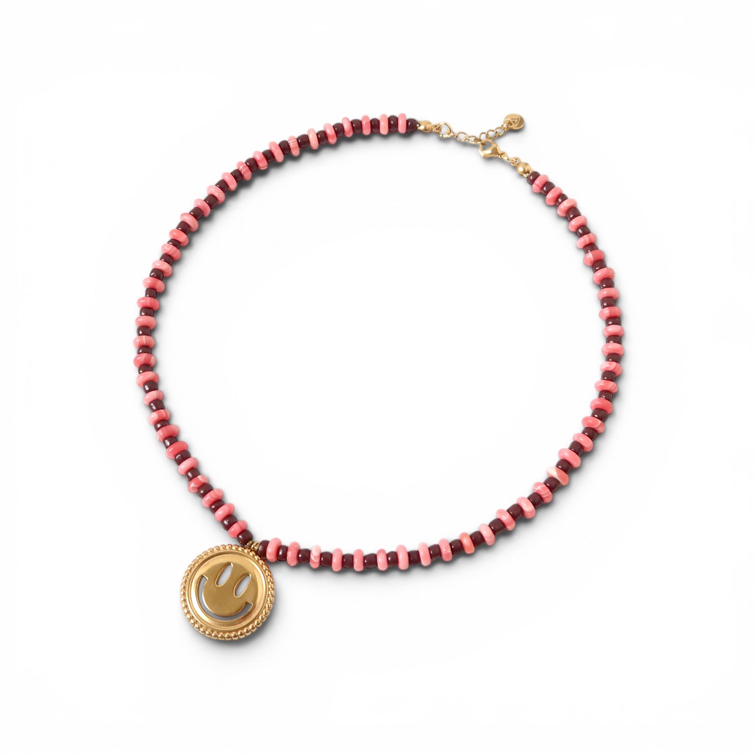 Necklace | Necklace Smiley Agate