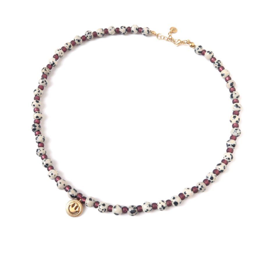 Necklace | Smiley jasper