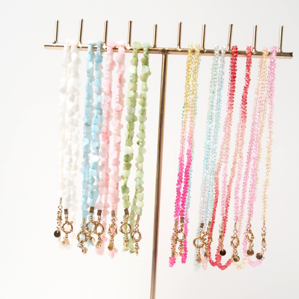 Necklace | Color tri blue/lila