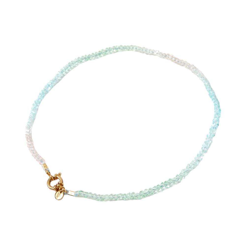 Necklace | Color tri blue/pink