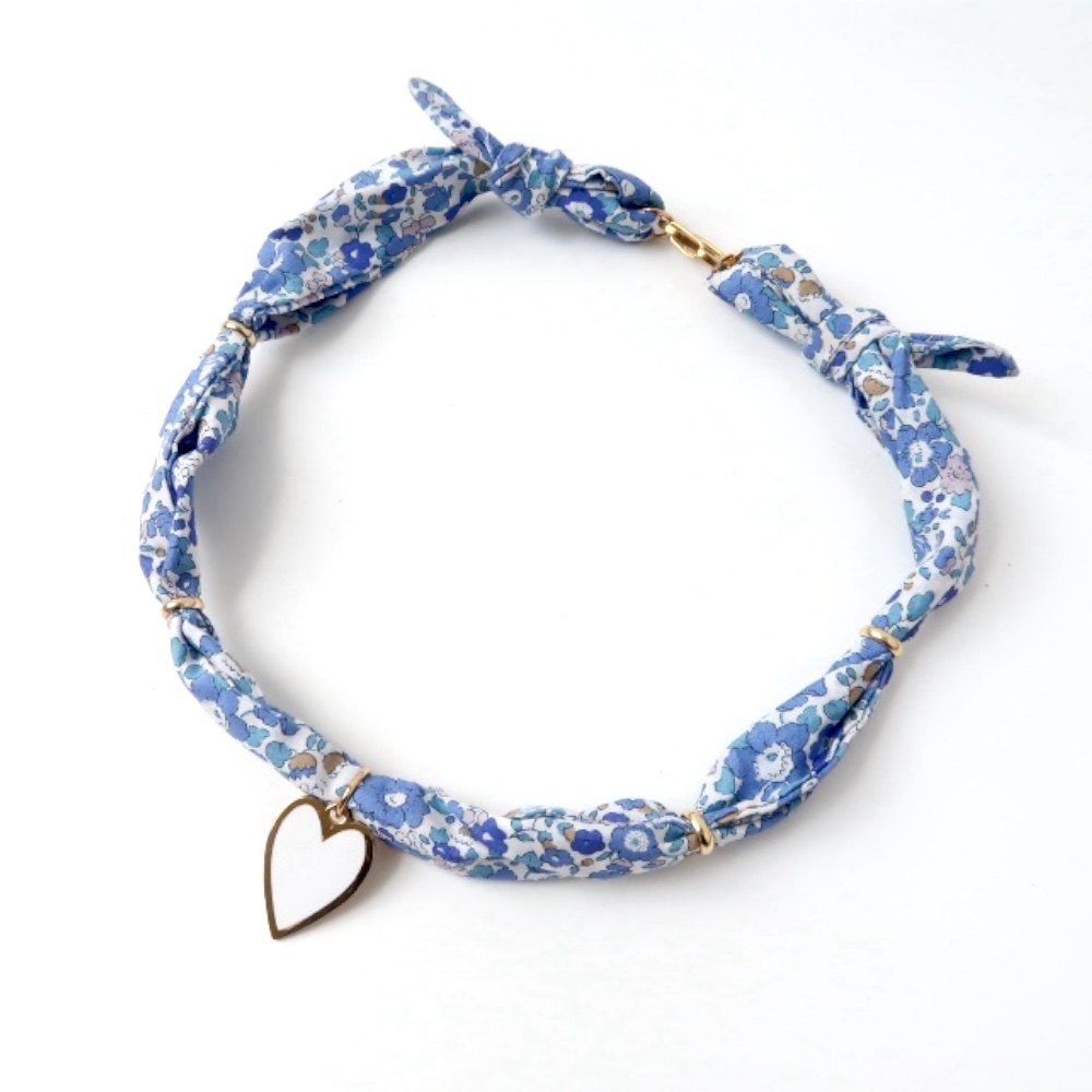 Twilly necklace | Blue bouquet