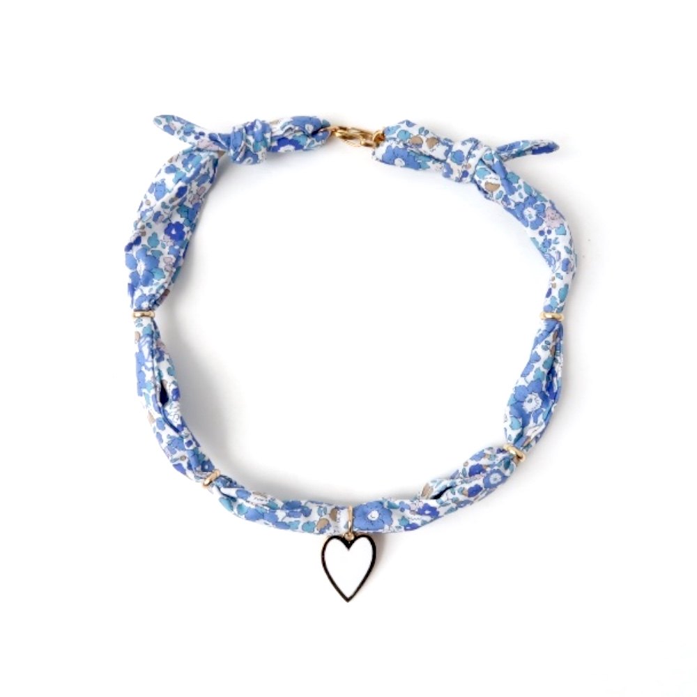 Twilly necklace | Blue bouquet
