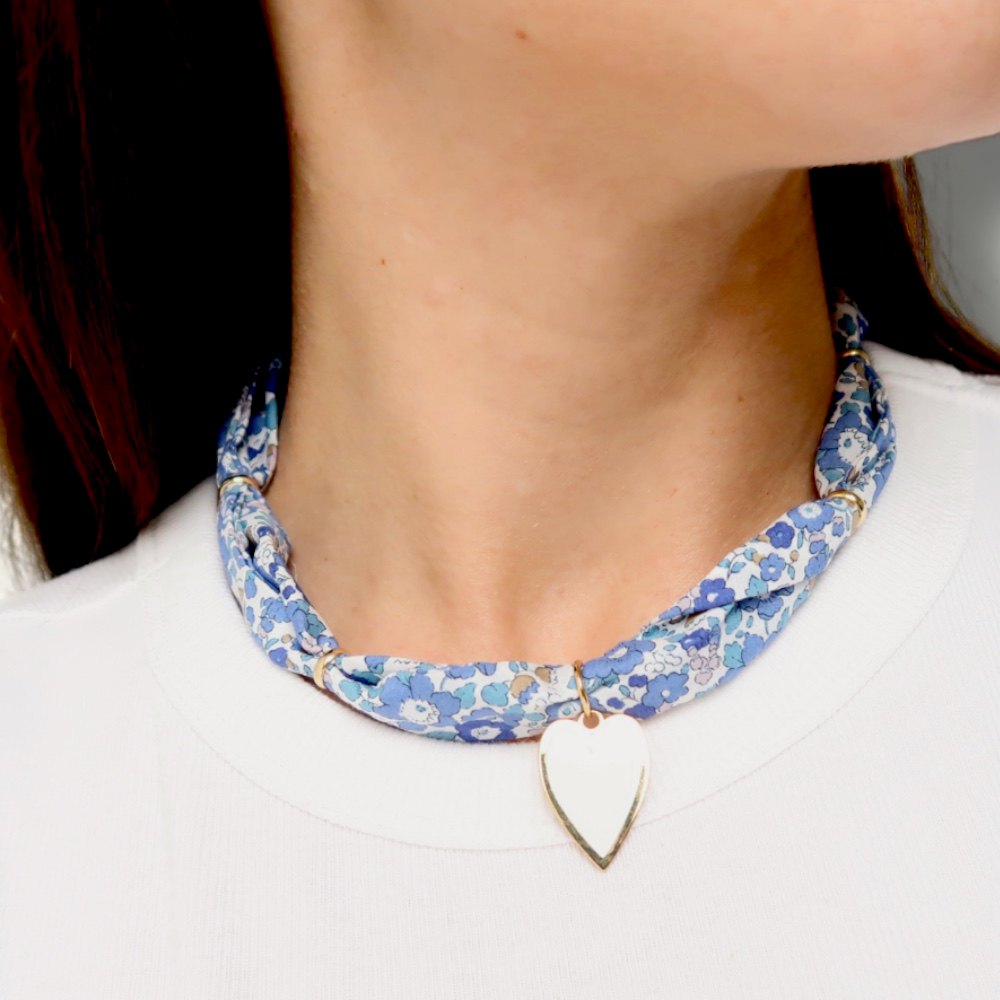 Twilly necklace | Blue bouquet