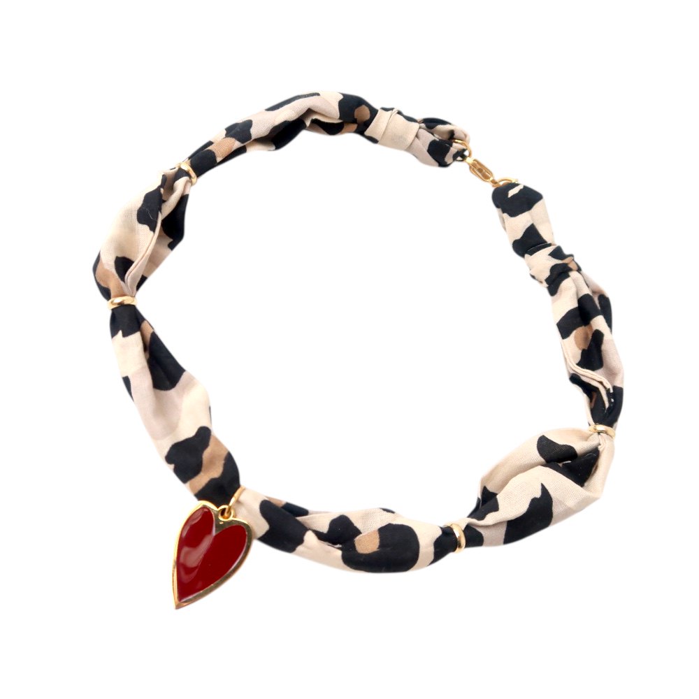 Twilly necklace | Leopard