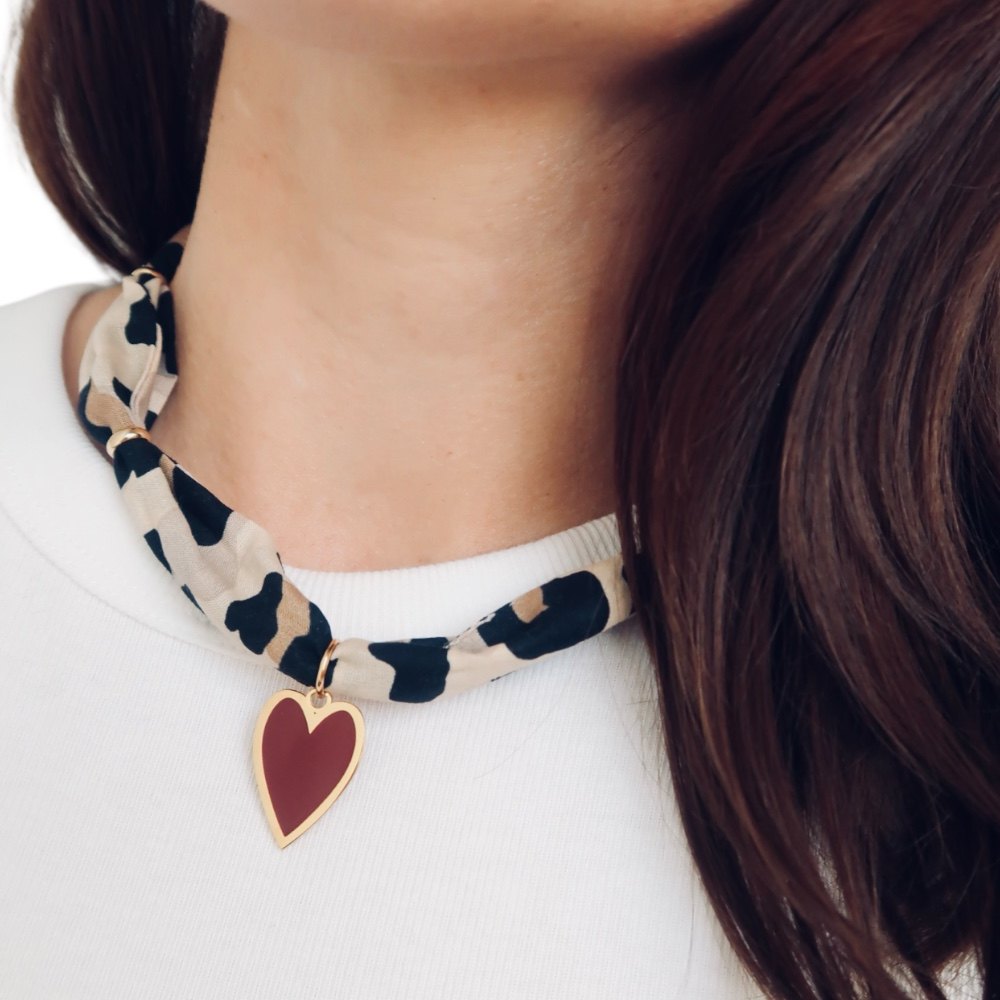 Twilly necklace | Leopard