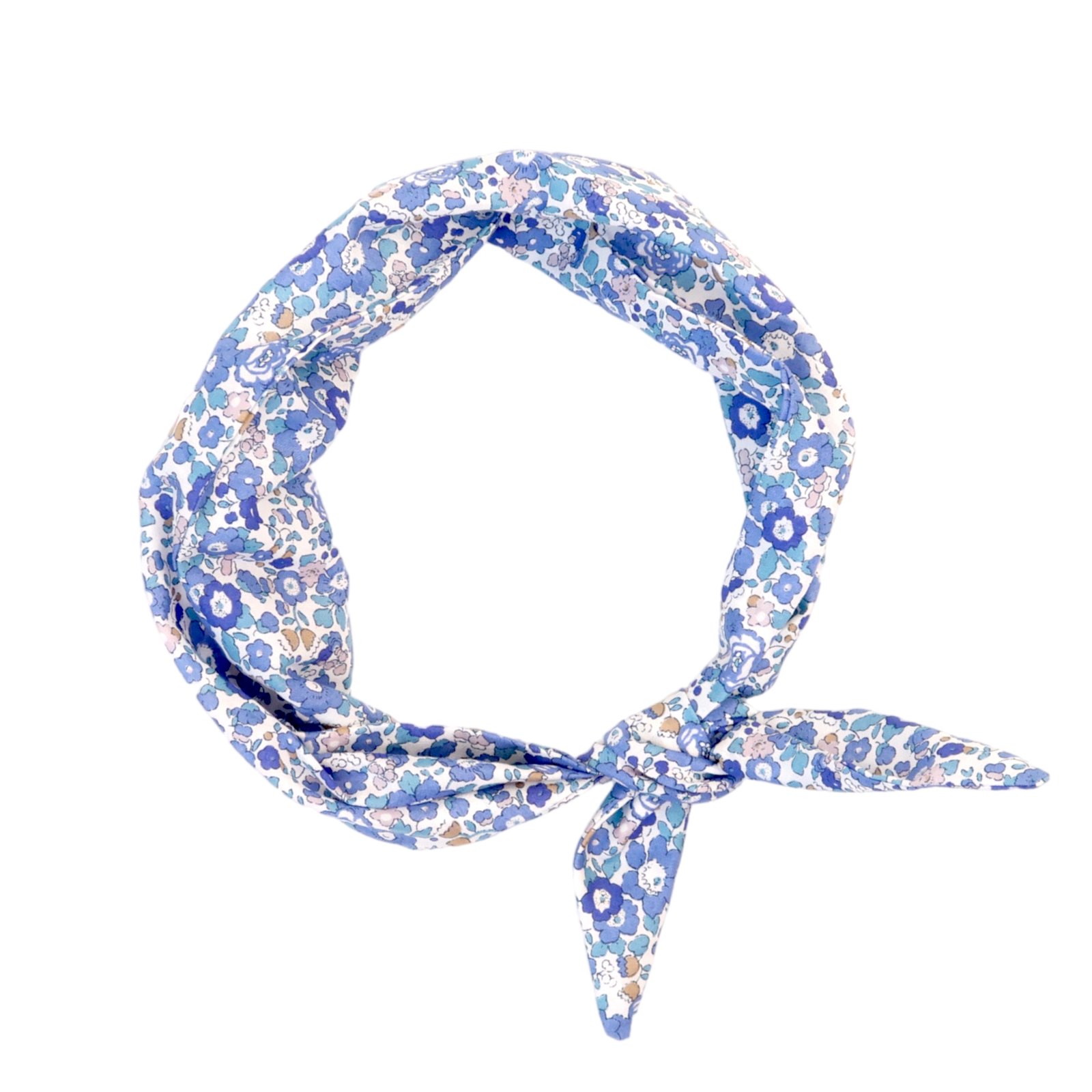 Twilly scarf | Blue bouquet
