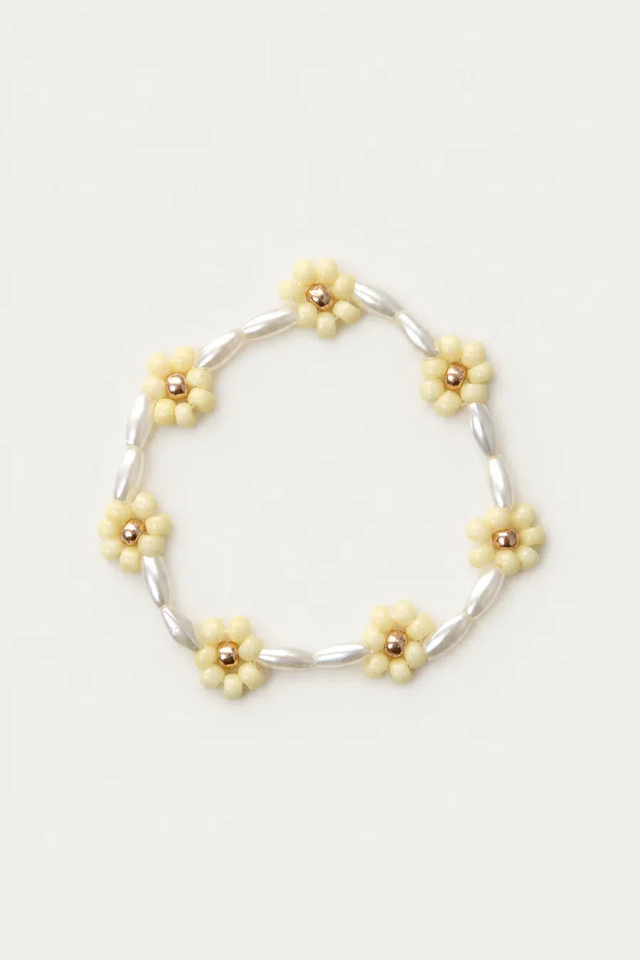 Bracelet | Daisy pearl/sunshine T1