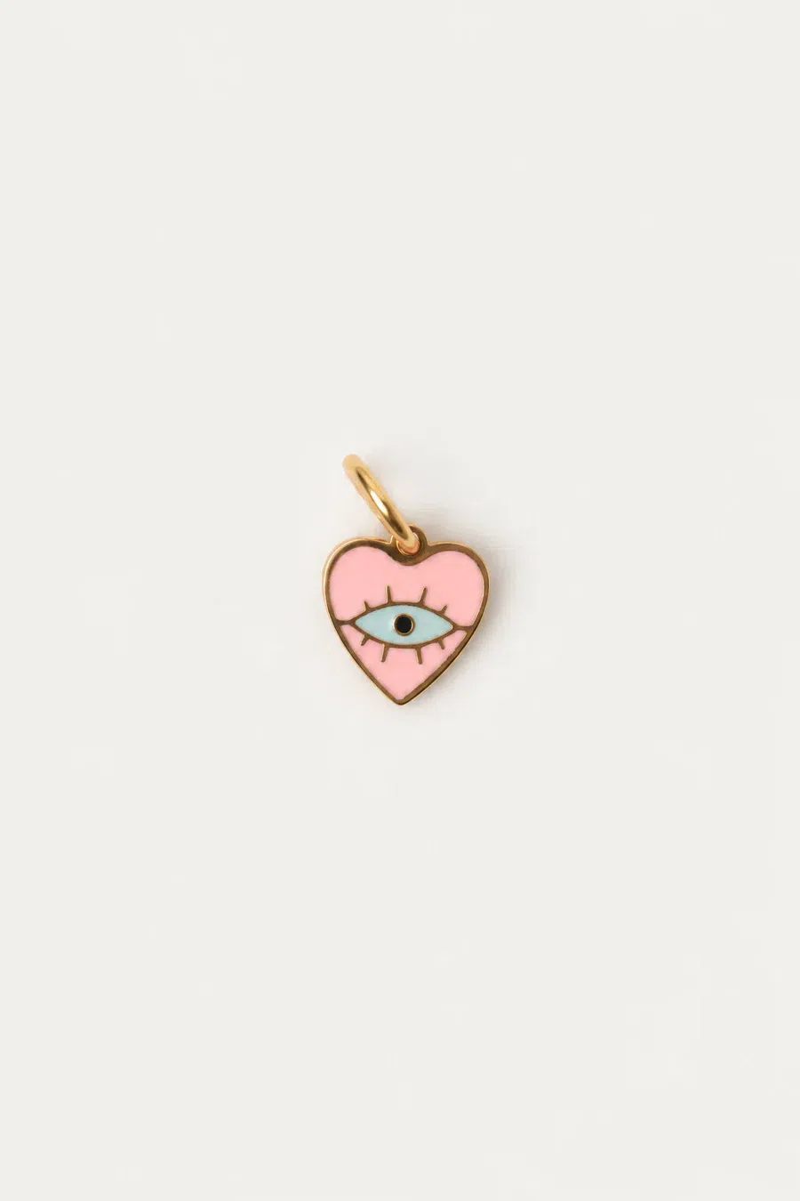Charm | Pink heart eye