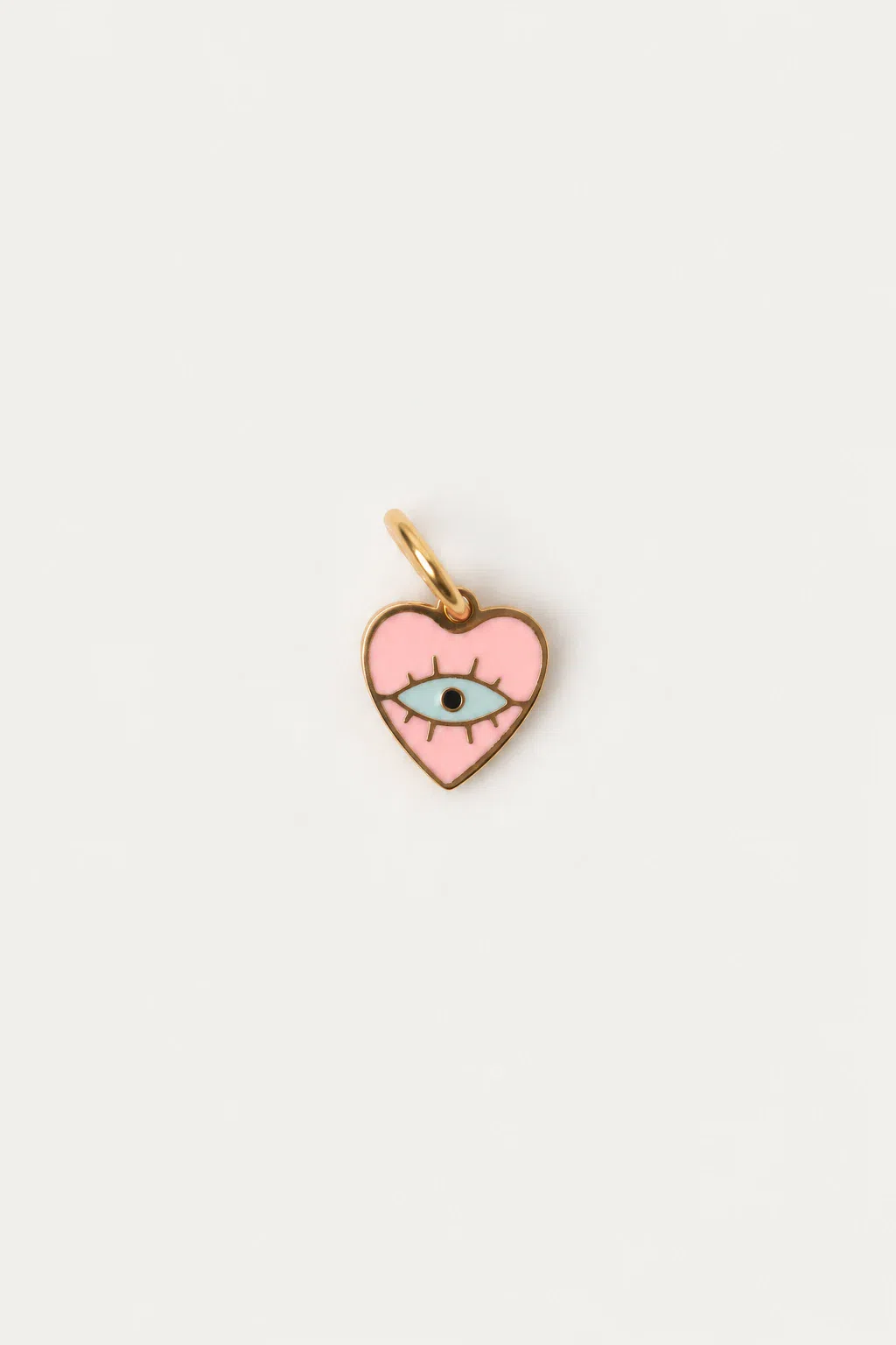 Charm | Pink heart eye