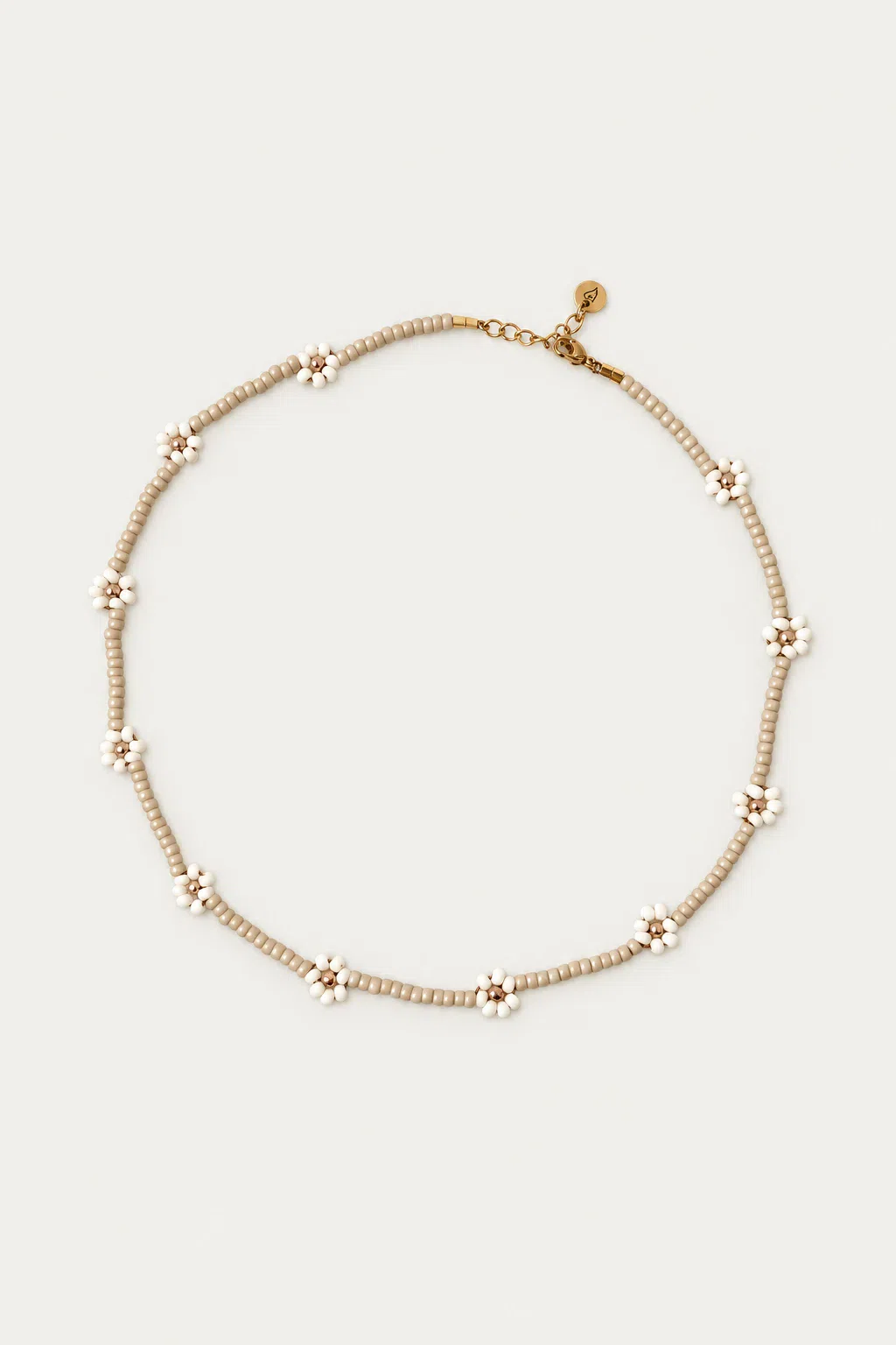 Necklace | Daisy neutral / ivory