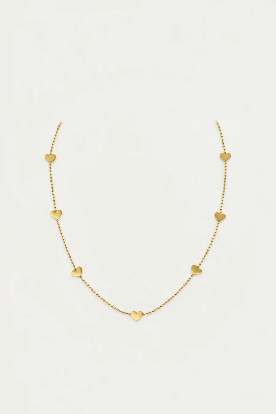 Necklace | Stainless steel hearts