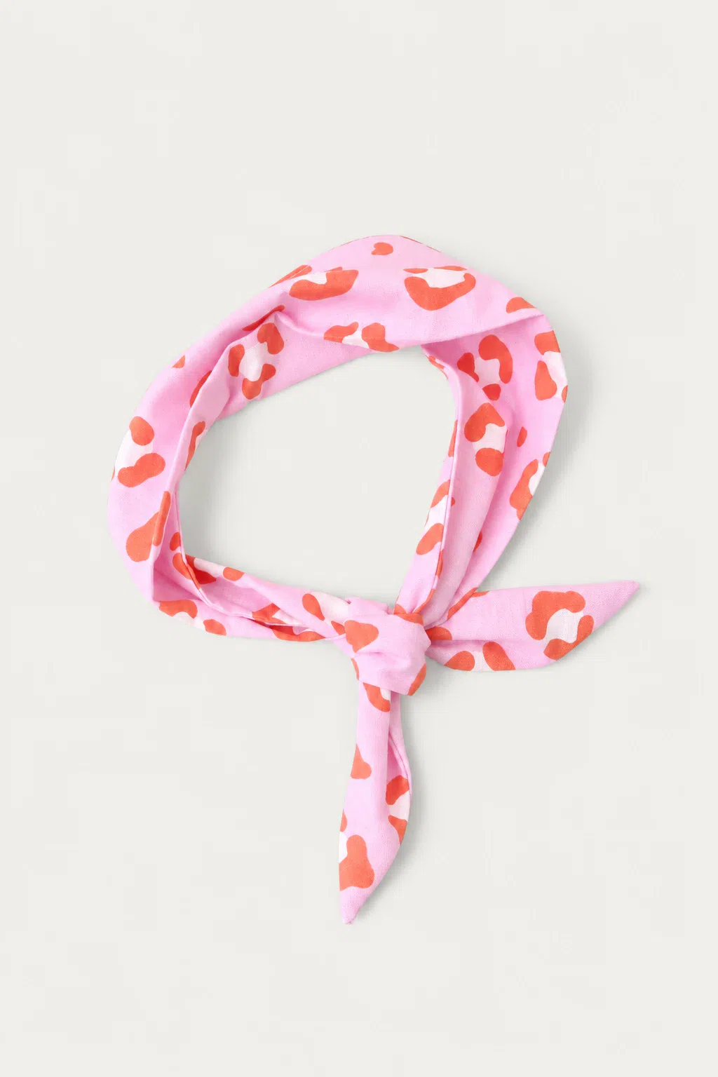 Twilly scarf | Pink leopard