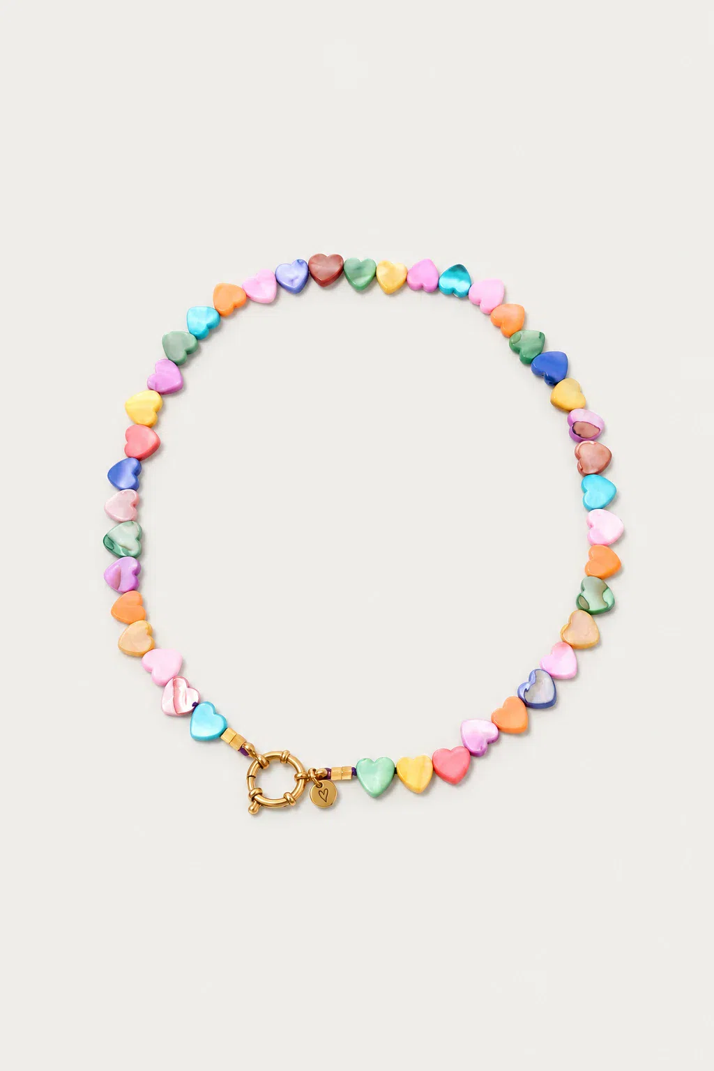 Necklace | Necklace seashelly Big hearts