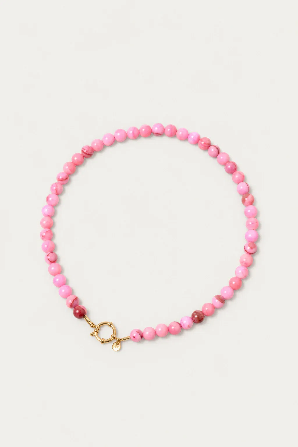 Necklace | Necklace pink beads