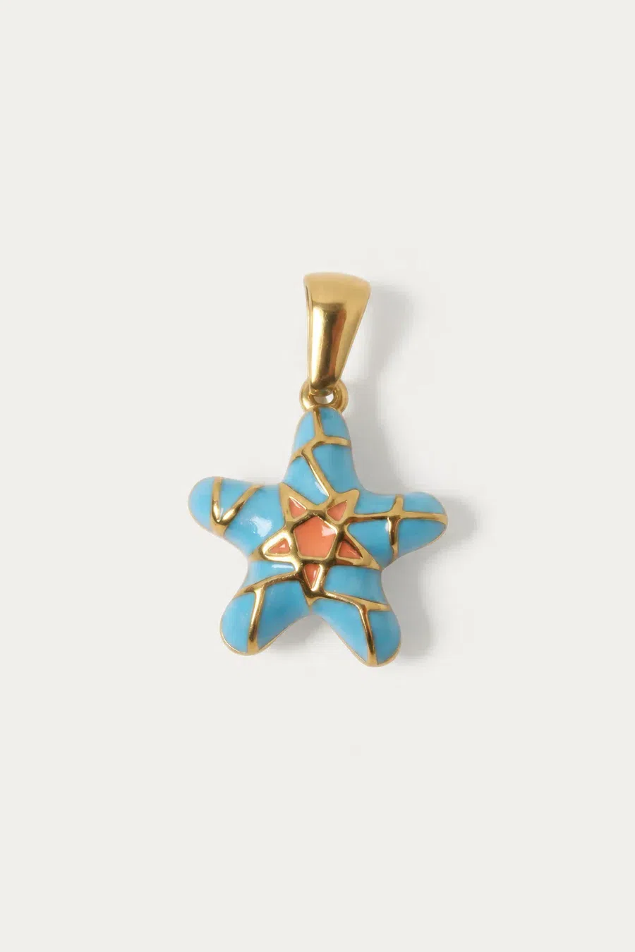 Charm | Blue/orange starfish