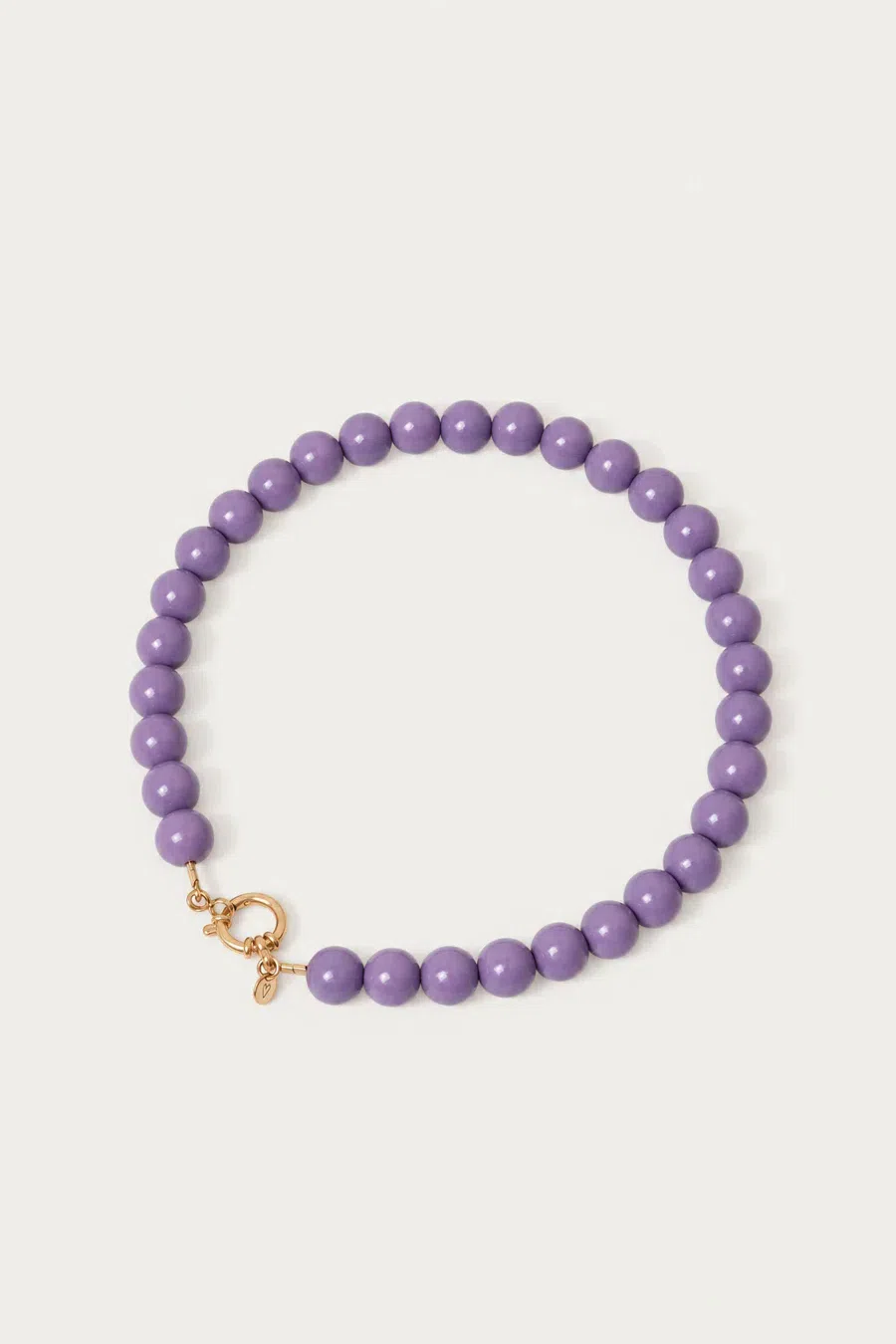 Necklace | Bold beads dusty lilac T1