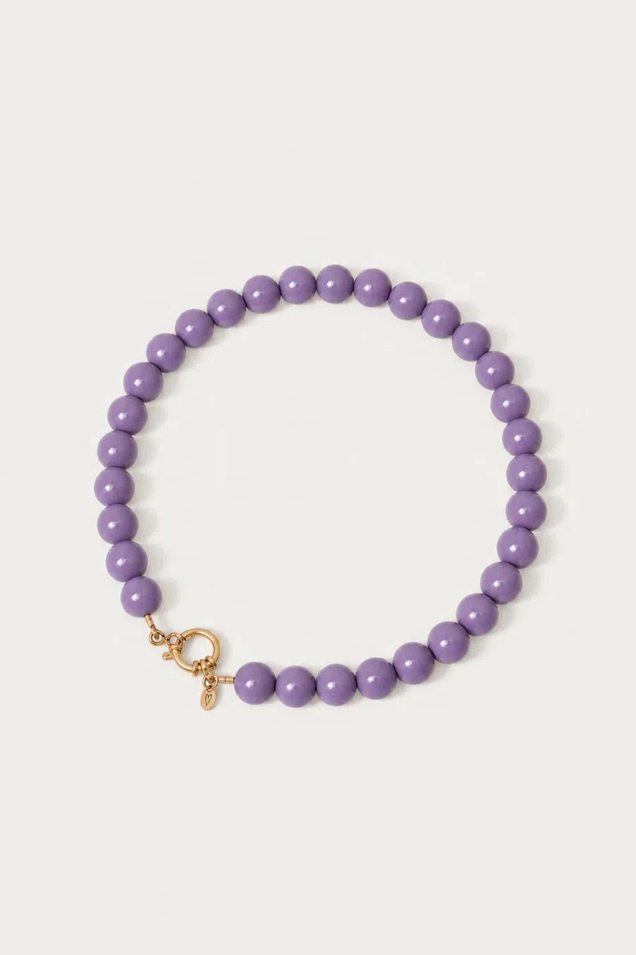 Necklace | Bold beads dusty lilac T2