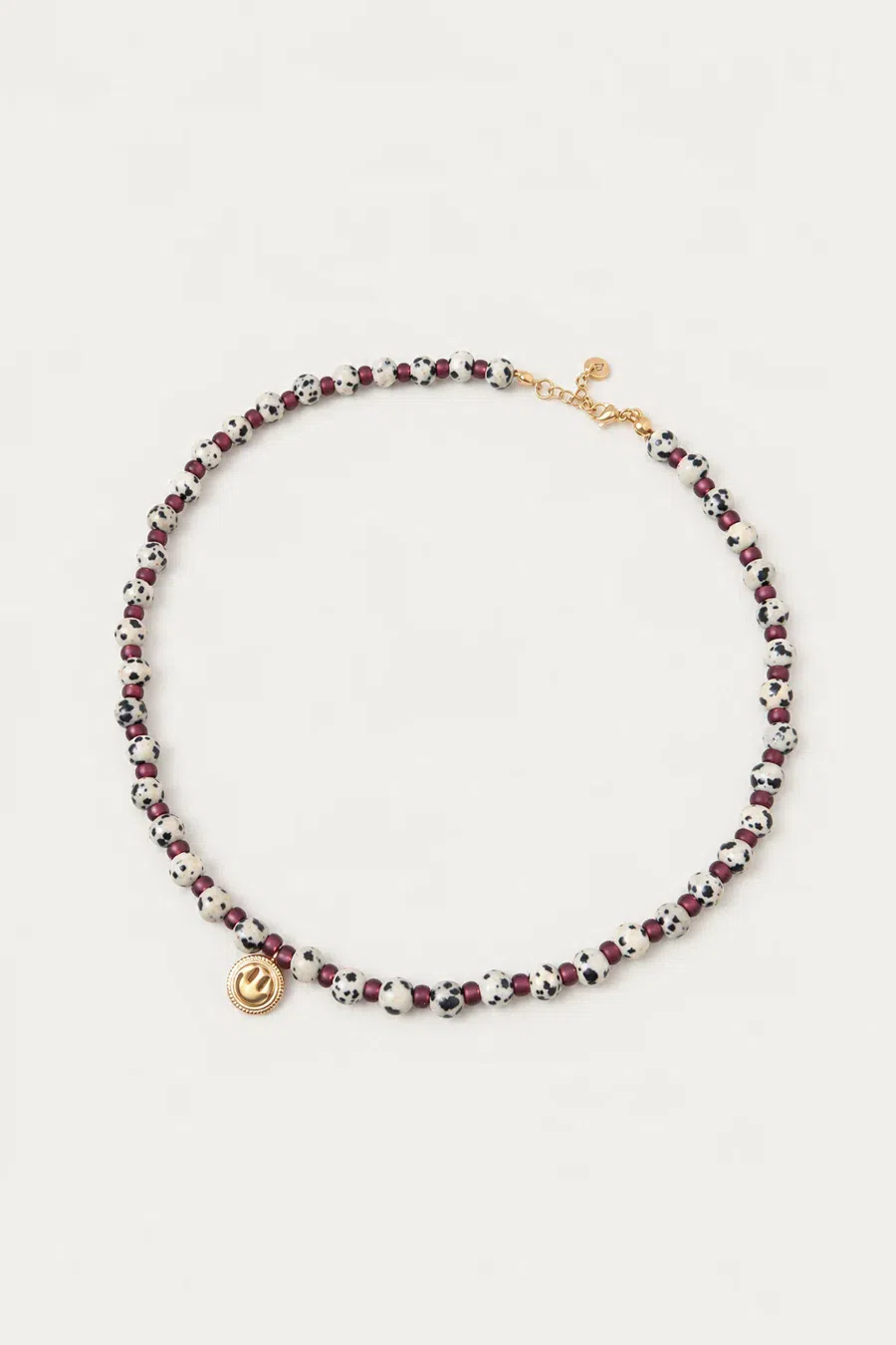Necklace | Smiley jasper